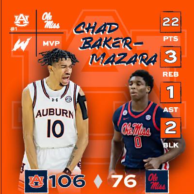 Ep. 165: #1 Auburn Crushes the Rebels (Again) 106-76