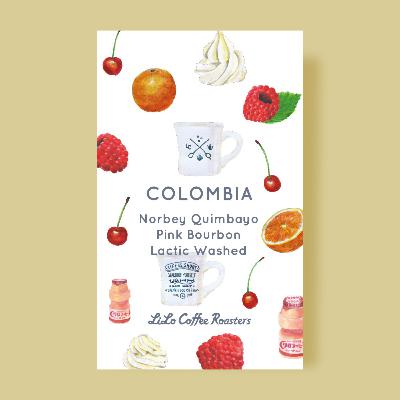 Colombia Norbey Quimbayo Pink Bourbon Lactic Washed / コロンビア ノルベイ キンバジョ ラクティック ウォッシュト