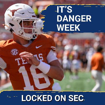 DANGER WEEK: Texas at Florida & Vandy at Bama - Who Avoids a Scare? | David Cone Joins The Show!