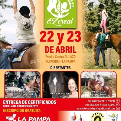 MATIAS BALDONE DE CENTRO 'EL ZORZAL' : JORNADA NACIONAL DE EQUINOTERAPIA EN ALPACHIRI