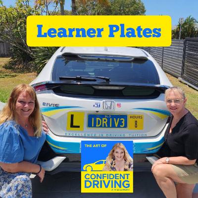 Learner plates with Jeannie