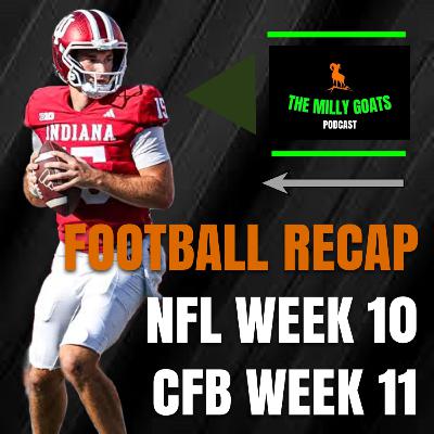 College Football Week 11 Recap, NFL Week 10 Round-up, & CFP Top 12 Update
