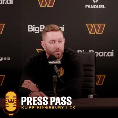 OC Kliff Kingsbury | November 27, 2025 | Press Pass | Washington Commanders | NFL OC Kliff Kingsbury | November 27, 2025 | Press Pass | Washington Commanders | NFL