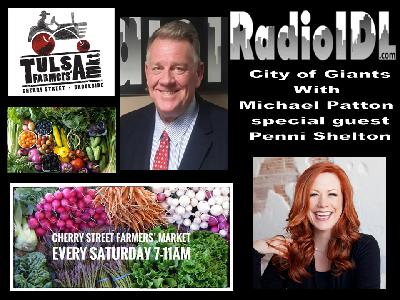 Michael Patton presents City of Giants with Penni Shelton talking about the Tulsa Farmers Market