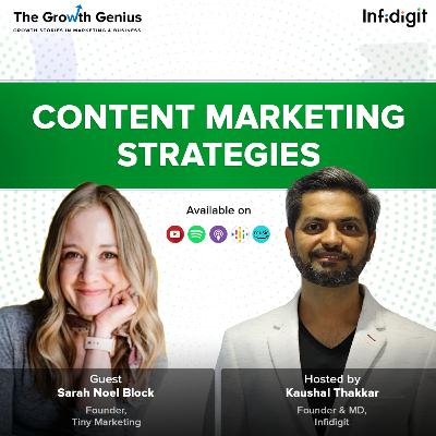 The Secret to Content Marketing Strategies ft. Sarah Noel Block | The Growth Genius The Secret to Content Marketing Strategies ft. Sarah Noel Block | The Growth Genius