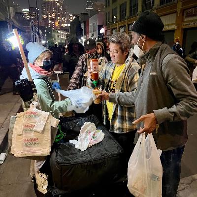 Meet restaurant owner Byron Takeuchi, our KNX Hero of the Week! Every week - rain or shine - he leads the outreach volunteer program called “Bee A Little Better”, to feed people who need a little boost!