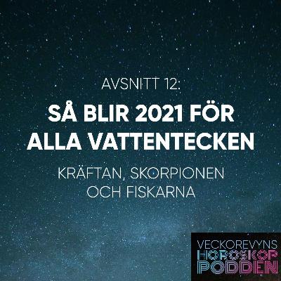 Årshoroskop 2021 – så blir året för vattentecknen