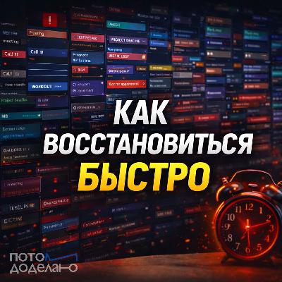 Как восстанавливаться, если совсем нет времени | Потом доделаю Как восстанавливаться, если совсем нет времени | Потом доделаю