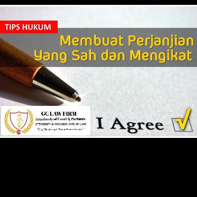 S1-EPS2: 4 SYARAT SAHNYA PERJANJIAN YG WAJIB DI PENUHI #perjanjian #1320kuhper