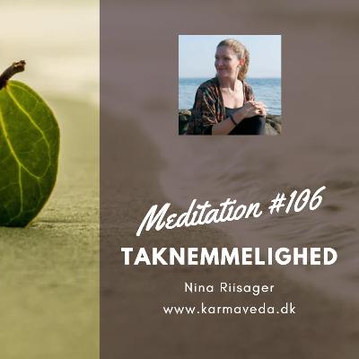 Tak og glæde i hjertet meditation 106 Taknemmelighed