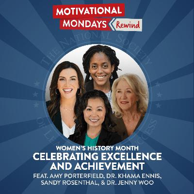 Women’s History Month: Celebrating Excellence and Achievement (Feat. Amy Porterfield, Dr. Khama Ennis, Sandy Rosenthal, & Dr. Jenny Woo) Women’s History Month: Celebrating Excellence and Achievement (Feat. Amy Porterfield, Dr. Khama Ennis, Sandy Rosenthal, & Dr. Jenny Woo)