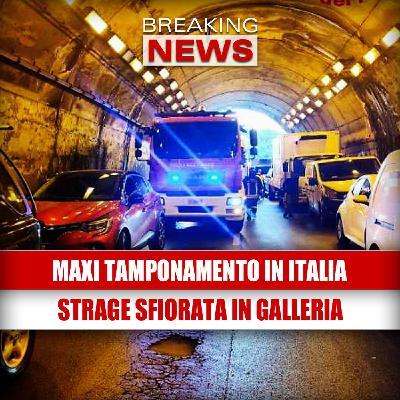 Strage sfiorata in galleria: 80 mezzi distrutti sull'A20. AUTOSTRADA FANTASMA