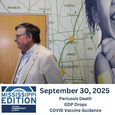 09/30/2025: Pertussis Death | GDP Drops | COVID Vaccine Guidance