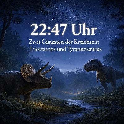 Zwei Giganten der Kreidezeit: Triceratops und Tyrannosaurus