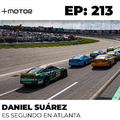Daniel Suárez es segundo en Atlanta