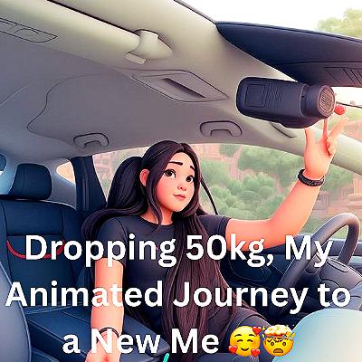 Dropping 50kg, My Animated Journey to a New Me 🥰🤯.