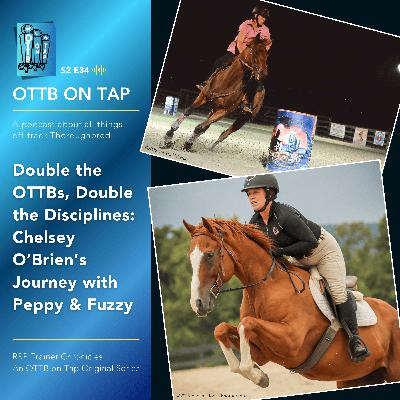 S2 E34 | Double the OTTBs, Double the Disciplines: Chelsey O’Brien’s Journey with Peppy & Fuzzy | RRP Trainer Chronicles