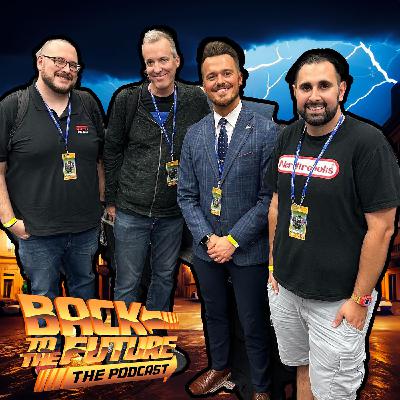 Back to the Future: The Podcast LIVE at Comicpalooza 2024 with Jeff Smith, Michael Carrell and Sean Tajipour