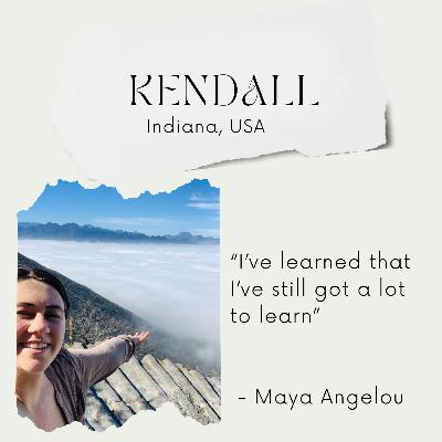 "Every new country teaches me something for my future." - Worldpacker Kendall : "Every new country teaches me something for my future." - Worldpacker Kendall :