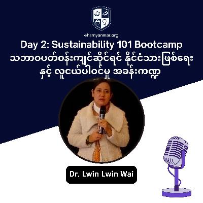 Day 2 Sustainability101 Virtual Bootcamp by Dr. Lwin Lwin Wai | EHSMyanmar