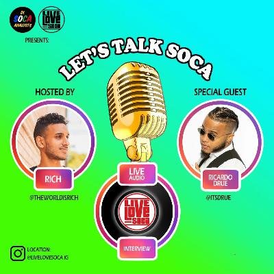 Ricardo Drue | Let's Talk Soca | New Releases | Based On A Drue Story Series | Social Distancing