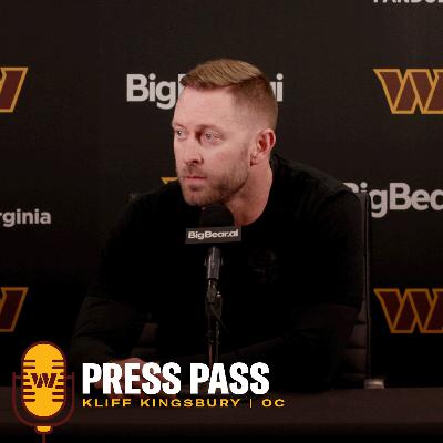OC Kliff Kingsbury | October 30, 2025 | Press Pass | Washington Commanders | NFL