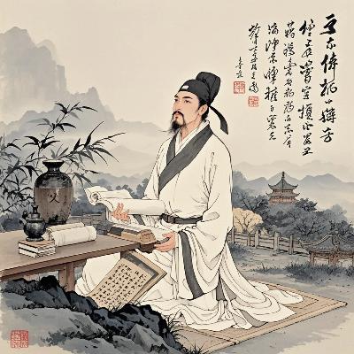 《登幽州台歌》唐·陈子昂：“念天地之悠悠，独怆然而涕下”