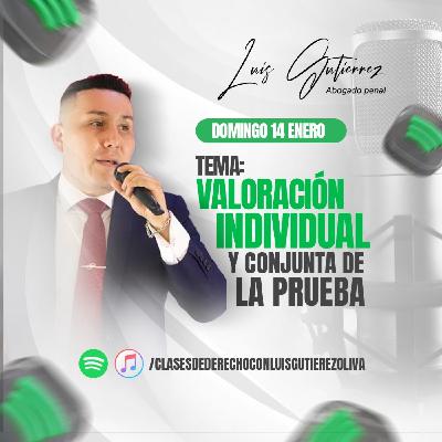 La valoración individual y conjunta de la Prueba |Clase de Derecho por Luis Gutierrez La valoración individual y conjunta de la Prueba |Clase de Derecho por Luis Gutierrez