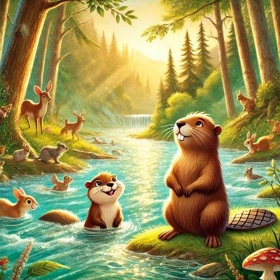 El Castor Que Abrió el Río – Cuento Sobre Generosidad y Compartir