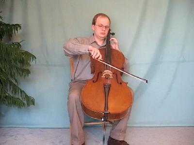 Cello Journey #23, April 18, 2007 Allemande from Suite No. 2 by Bach