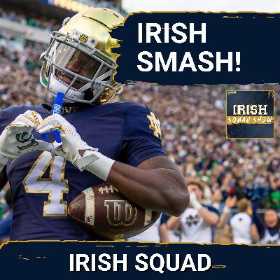 IRISH SQUAD SHOW: Notre Dame CRUSHES Syracuse 70-7 and sends a MESSAGE to the CFB World. IRISH SQUAD SHOW: Notre Dame CRUSHES Syracuse 70-7 and sends a MESSAGE to the CFB World.