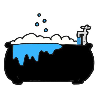 The overflowing bathtub