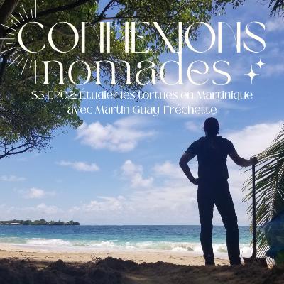 Étudier les tortues en Martinique avec Martin Guay-Fréchette