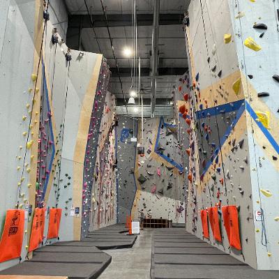 Learning more about rock climbing at the Central Rock Gym in Troy NY