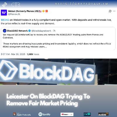 Leicester On #BlockDAG Trying To Remove Fair Market Pricing (OOC) Leicester On #BlockDAG Trying To Remove Fair Market Pricing (OOC)