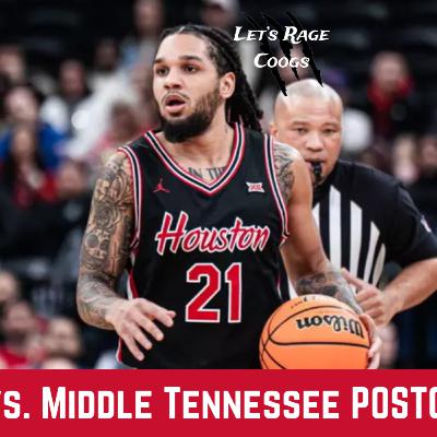 #8 Houston Cougars outlast Middle Tennessee in far from perfect win - Let's Rage Coogs