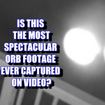 Glowing Orb Captured on Security Cam Splits in Two - and Then Apparent Alien Appears