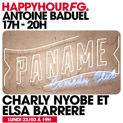 HAPPY HOUR FG AVEC ANTOINE BADUEL. L'INTERVIEW : CHARLY NYOBE & ELSA BARRERE HAPPY HOUR FG AVEC ANTOINE BADUEL. L'INTERVIEW : CHARLY NYOBE & ELSA BARRERE