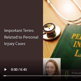 Important Terms Related To Personal Injury Cases