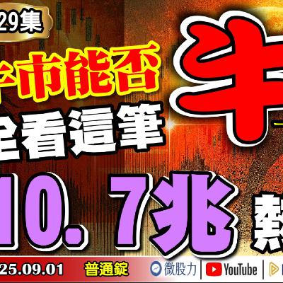 牛市能否「牛」下去？全看這筆10.7兆的熱錢？空軍如何頭部攻擊？第一波狙擊指標股出列！《我是金錢爆》普通錠 2025.0901 #大K分析師(曾煥文) #財經V怪客(馮泉富) #翁依君