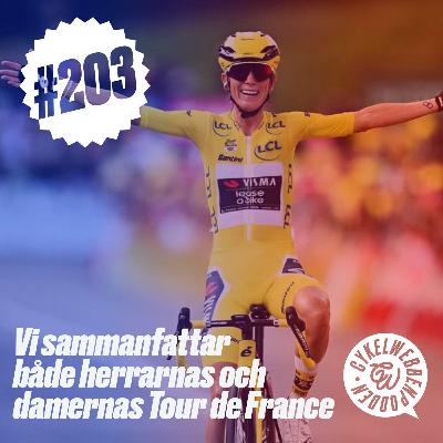 203. Tour de France-sammanfattningar, en ny hjälmfavorit och UCI snurrar vidare