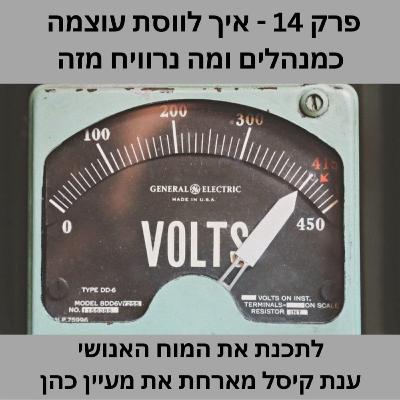 פרק 14 - איך לווסת עוצמה כמנהלים ומה נרוויח מזה