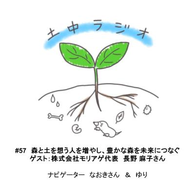 土中ラジオ#57 森と土を想う人を増やし、豊かな森を未来につなぐ ゲスト:長野 麻子 さん 土中ラジオ#57 森と土を想う人を増やし、豊かな森を未来につなぐ ゲスト:長野 麻子 さん