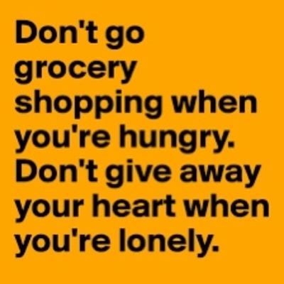 You have food at home/ Eat before you get there You have food at home/ Eat before you get there
