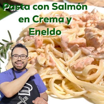 60 PASTA CON SALMÓN AL ENELDO