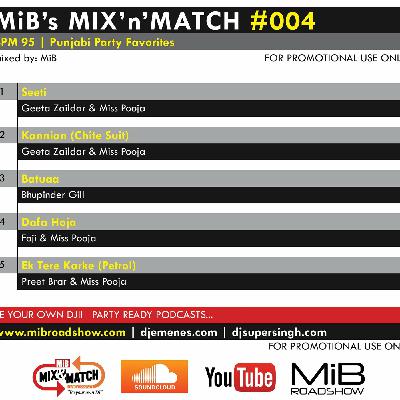 MIB MIX-N-MATCH #004 [ 95 BPM ] MIBROADSHOW-COM