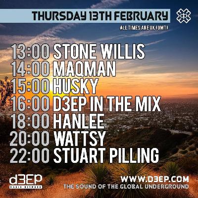 13 February 25 Global House Session (D3EP Radio Network)