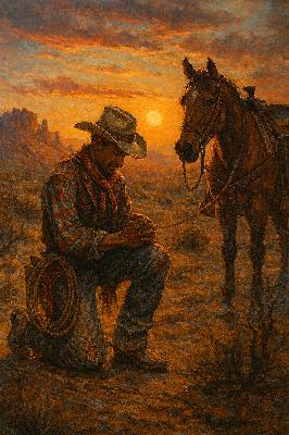 A Cowboy’s Prayer To Court.