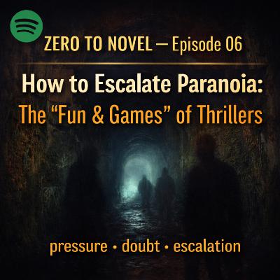 Zero to Novel episode 6: How to Escalate Paranoia Zero to Novel episode 6: How to Escalate Paranoia