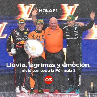 Lluvia, lágrimas y emoción, inició con todo la Fórmula 1